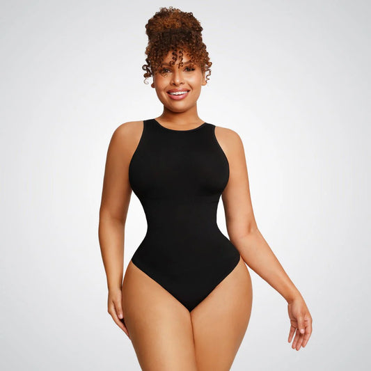 Body de tanga con cuello alto SuperSculpt 